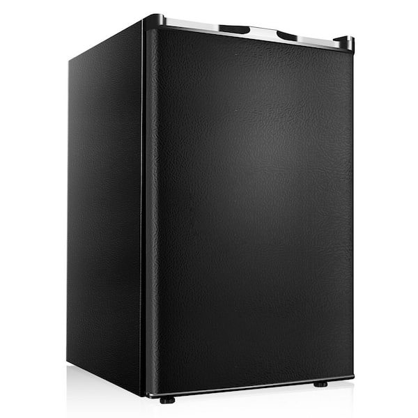 3.0 cu. ft. Compact Single Door Upright Freezer with Reversible Door, Small freezer for Home/Dorms/Office in Black