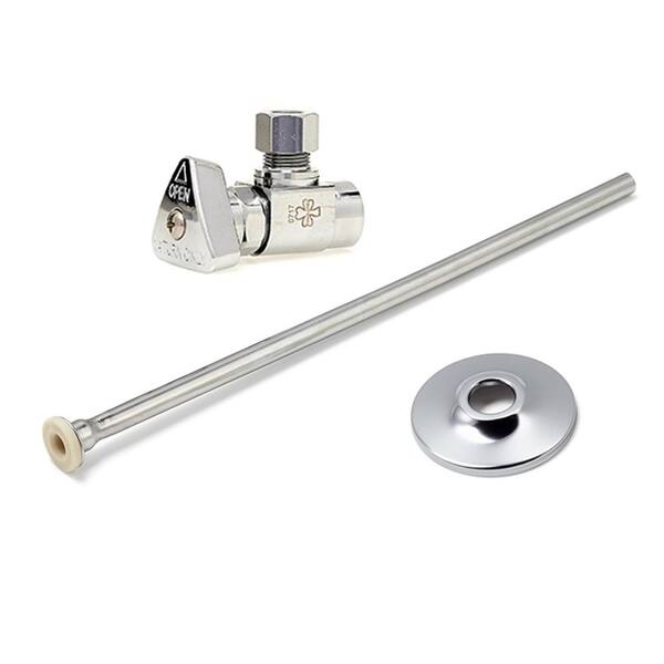 MCGUIRE MANUFACTURING CO., INC. Convertible II Closet Supply Kit Series 1/2 in. Sweat x 3/8 in. O.D. in Chrome