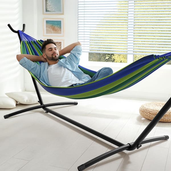 Sorbus 7 ft. Free Standing Adjustable Double Hammock Bed