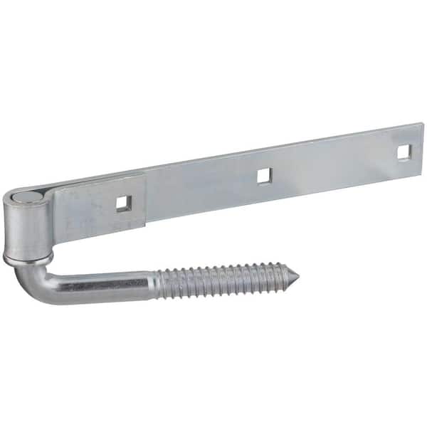 Stanley-National Hardware 10 in. Zinc-Plated Screw Hook and Strap Hinge