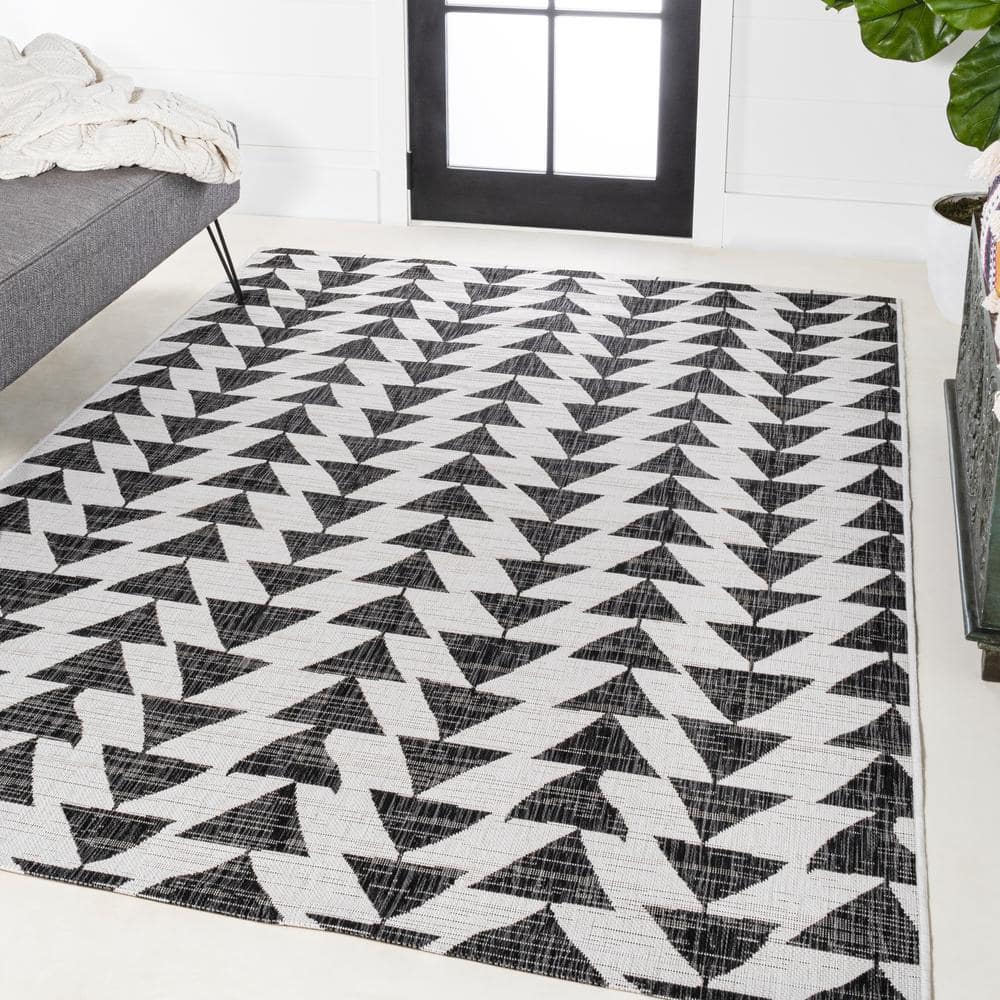 Mud cloth black white arrow pattern Rug by ARTStudio88design