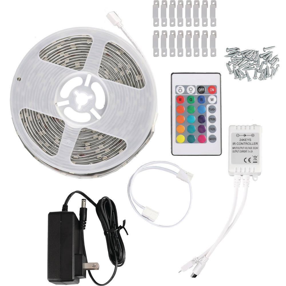 18ft Multi-Color LED Tape Light with Remote Control