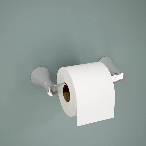 Greydon Wall Mounted Pivot Arm Toilet Paper Holder Bath Hardware Accessory in Polished Chrome