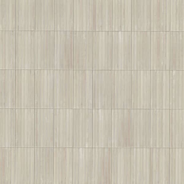 Princess Latte 5 in. x 10 in. Glossy Porcelain Fluted Wall Tile (8.71 sq. ft. /Case)