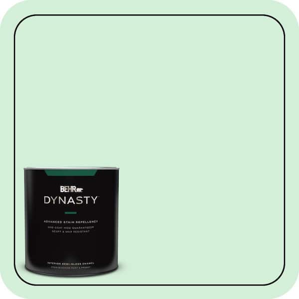 BEHR DYNASTY 1 qt. #460A-2 Tropical Dream Semi-Gloss Enamel Interior Stain-Blocking Paint & Primer