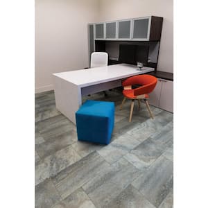 Tuscany Azul 12 in. x 24 in. Polished Porcelain Floor and Wall Tile (16 sq. ft./Case)