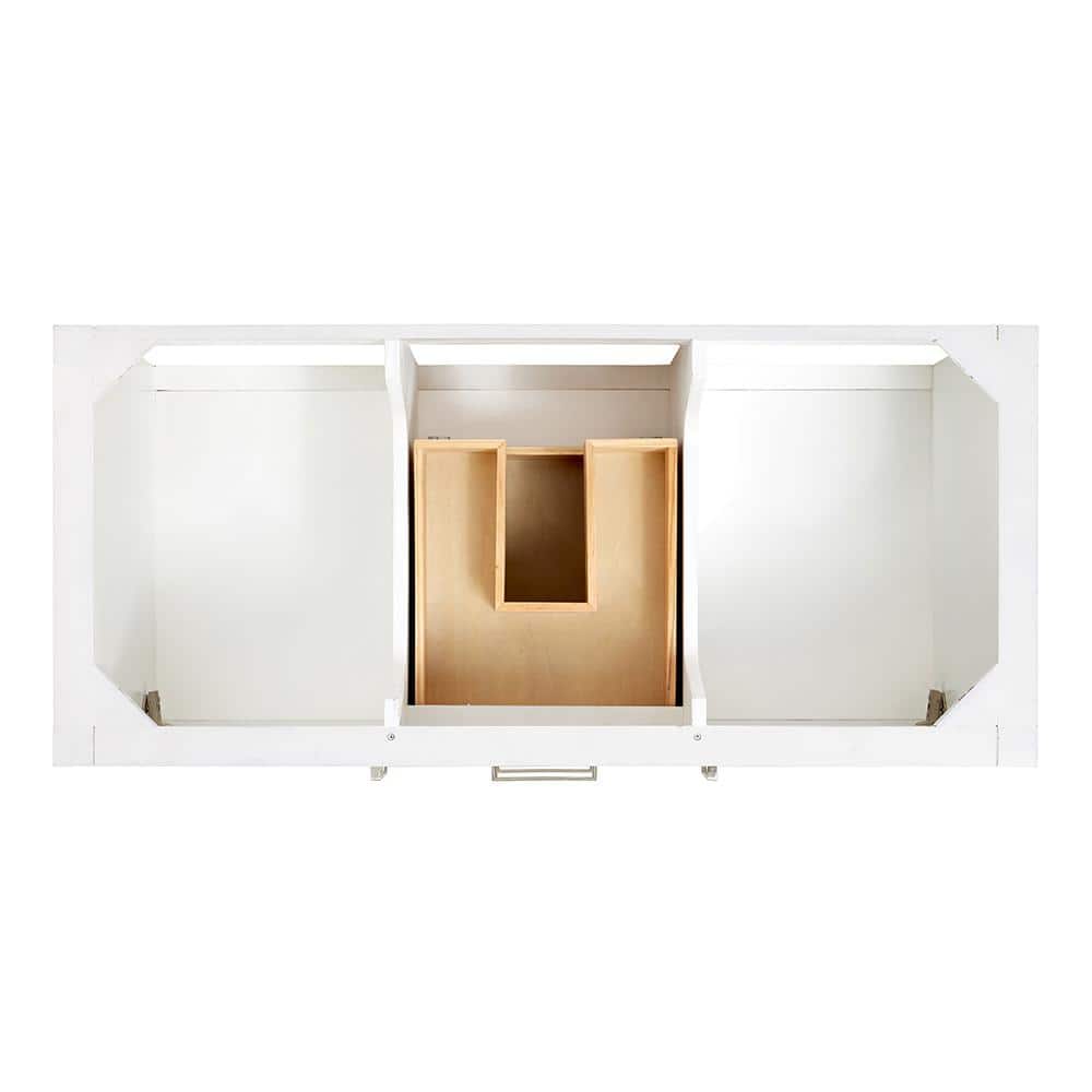 Bayhill 49'' White Marble Top Single Vanity