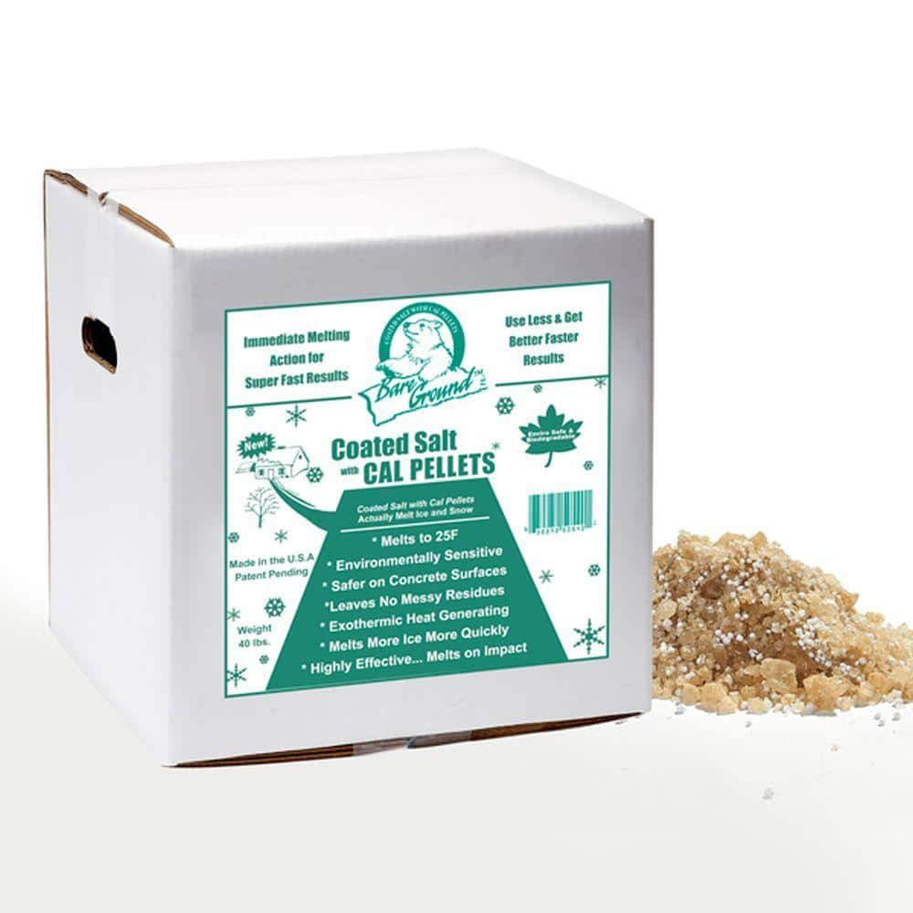 40 lbs. Coated Granular Ice Melt with Calcium Chloride Pellets -  Bare Ground, BGCSCA-50P