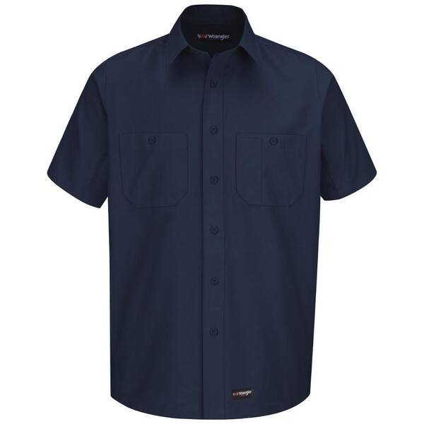 Wrangler Workwear Men's X-Large Navy Work Shirt