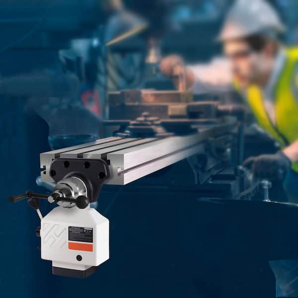 X-Axis Power Feed for Milling Machine, 0 in. Swing Distance, 0-200RPM Adjustable 9 Speed Drill Press with 1-5/8 in.