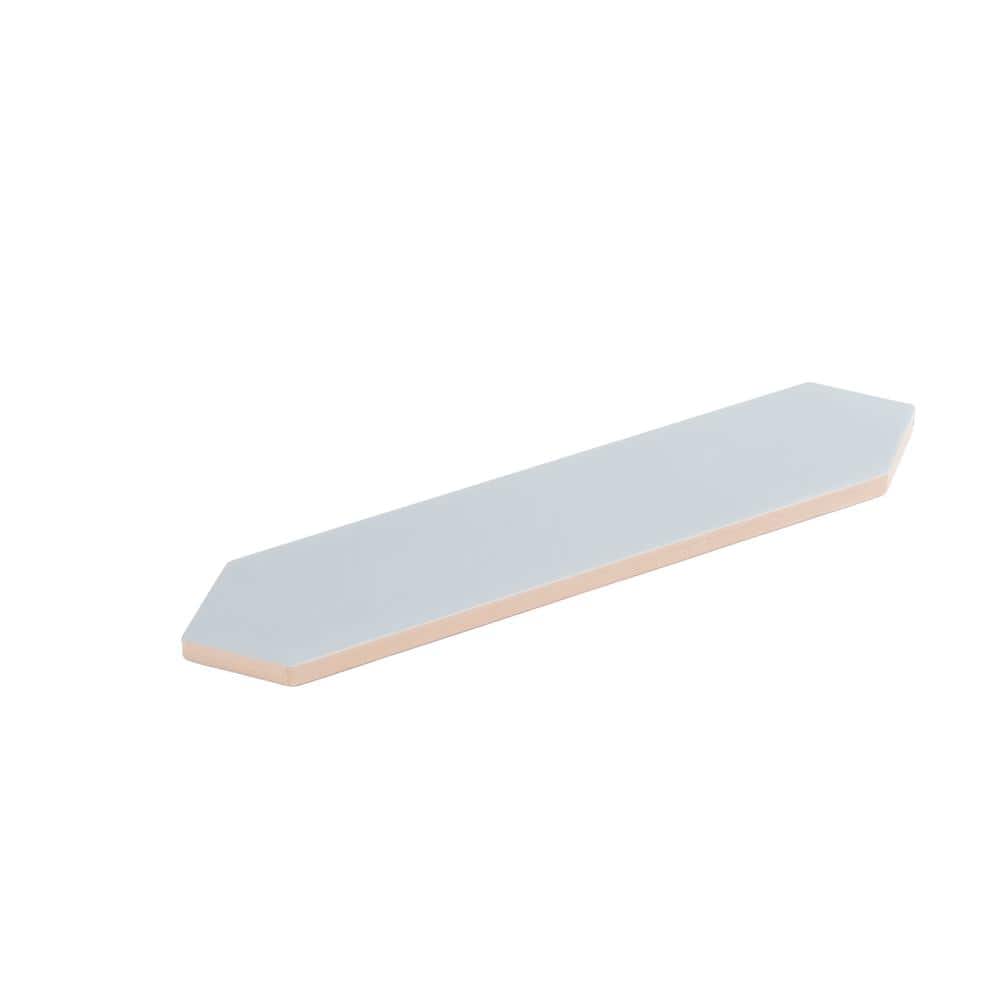 Stone Blue Matte Ceramic Picket Wall and Floor Tile