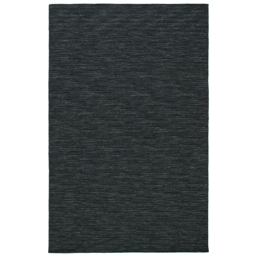 Kilim Charcoal/Grey 8 ft. x 10 ft. Solid Color Area Rug price history on PriceWatchPro