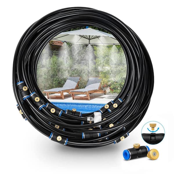 Afoxsos Upgrade 3/4 in. 62 ft. Misting Cooling System for Outdoor Patio