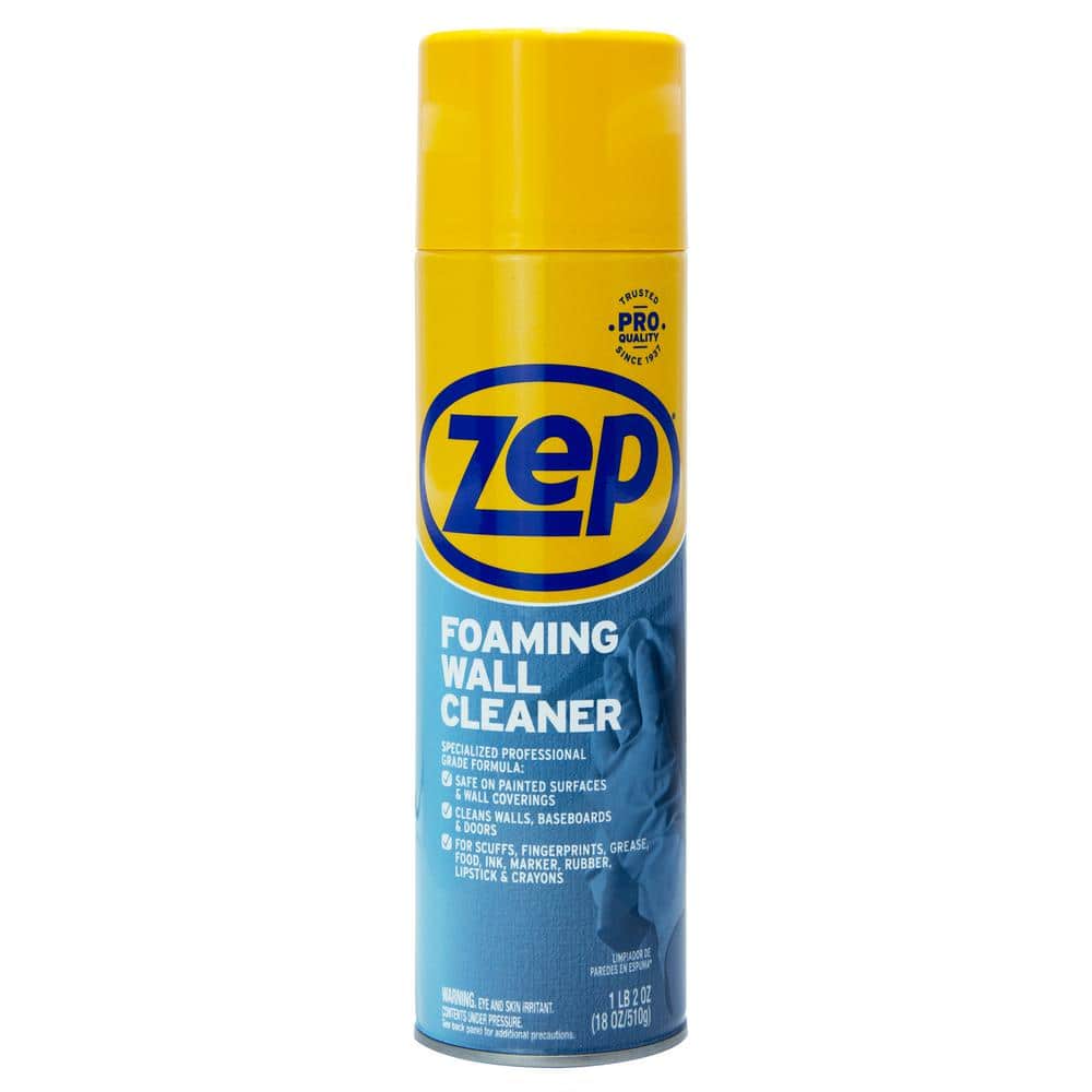 Zep Foaming Wall Cleaner 18 oz. (Pack of 2) - Removes Stains Without  Damaging Finishes