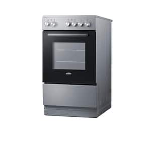 20 in. 4 Element Slide-in Electric Range with Convection in Stainless Steel