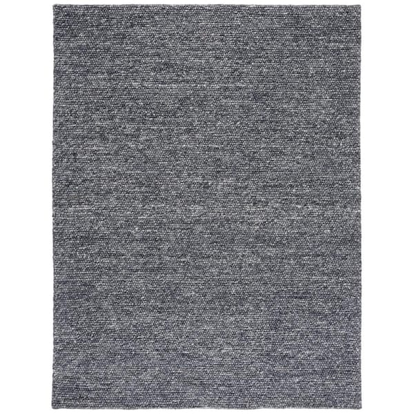 Natura 10 ft. x 14 ft. Dark Gray Solid Area Rug