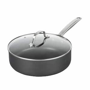 Armor Max 4 qt. Aluminum Hard Anodized Heavy Duty 4-Layer Ultra Release Nonstick Deep Saute Pan with Lid