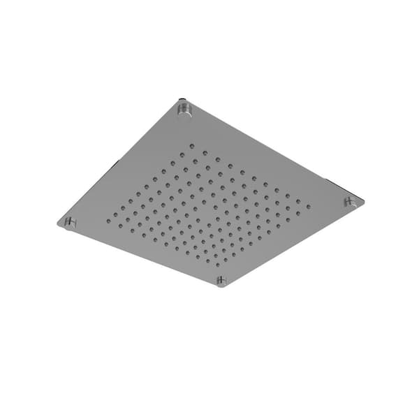 1-Spray Patterns 10 in. Ceiling Mount Fixed Shower Head in Chrome