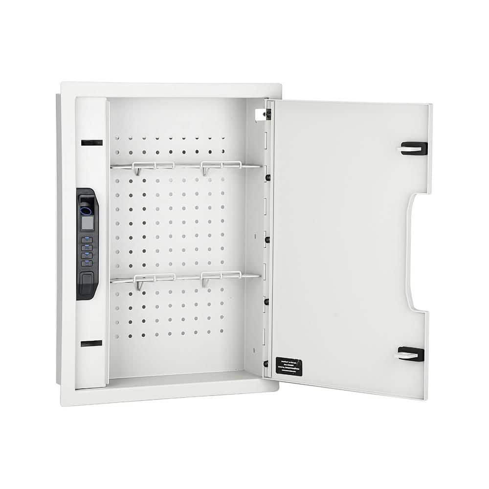 Biometric In-Wall Safe with Advanced Finger Vein Recognition Access in Light Grey price history on PriceWatchPro