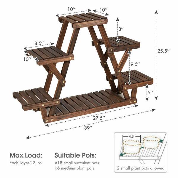 picnic table plant stand