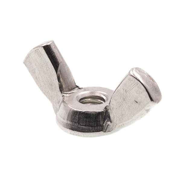 Prime-Line M4-0.70 Metric Grade A2-70 Stainless Steel Cold-Forged Wing Nuts (10-Pack)