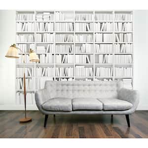 118 in. x 98 in. Library Wall Mural