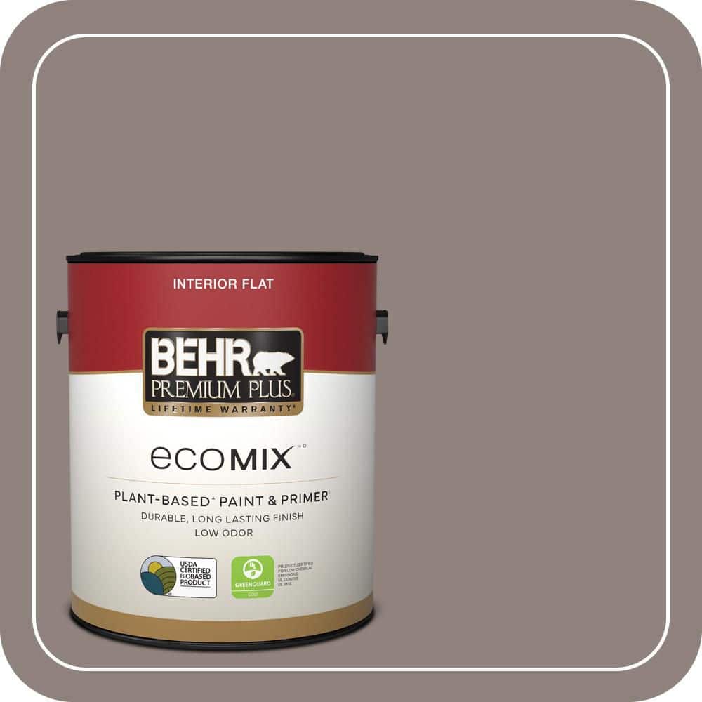 1 gal. Home Decorators Collection #HDC-CL-22G Roanoke Taupe Flat EcoMix Plant-Based Interior Paint & Primer price history on PriceWatchPro