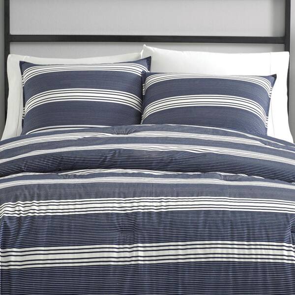 Nautica Craver 3 Piece Navy Blue Striped Cotton King Comforter Set Ushsa51111823 The Home Depot - Navy Blue And White Striped Twin Bedding Nautica Craver 3 Piece Navy Blue Striped Cotton King Comforter Set Ushsa51111823 The Home Depot - Navy Blue And White Striped Twin Bedding