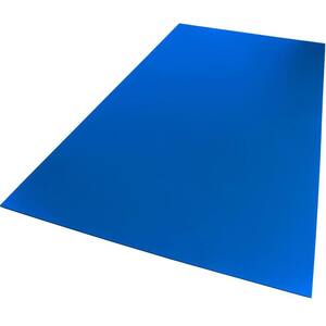 24 in. x 24 in. x 0.236 in. Foam PVC Blue Sheet