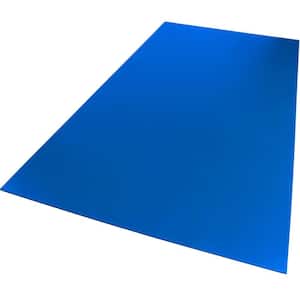 24 in. x 48 in. x 0.236 in. Foam PVC Blue Sheet