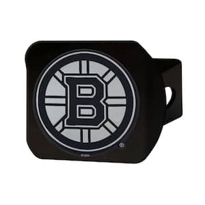 NHL Boston Bruins Class III Black Hitch Cover with Chrome Emblem