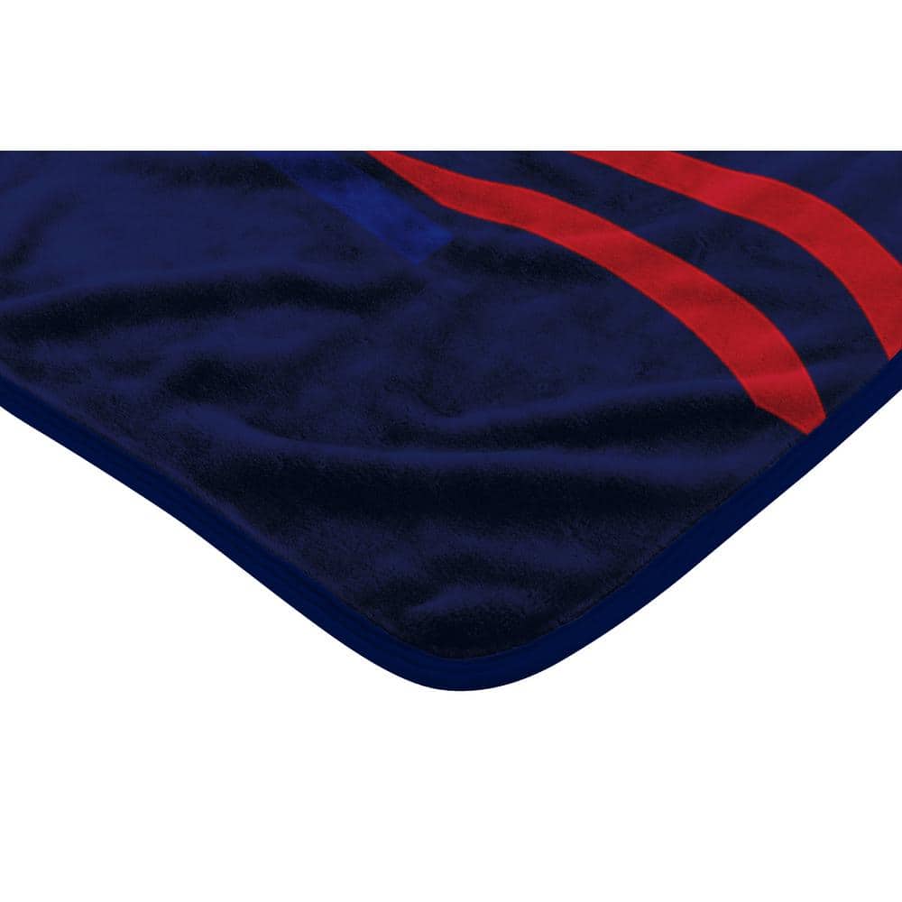 Mississippi Rebels Blue and Red Fleece Throw Blanket