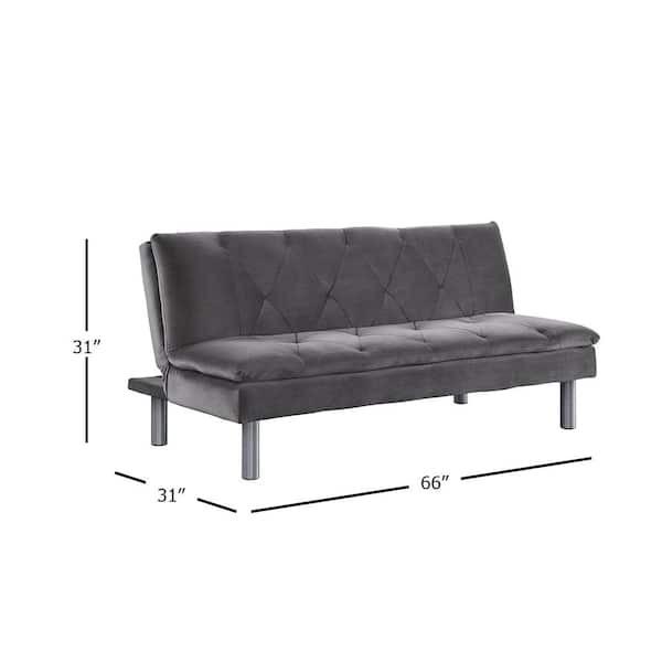 chrome futon frame