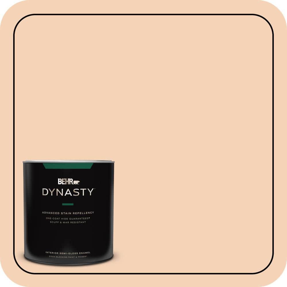 1 qt. #280C-2 Serene Peach Semi-Gloss Enamel Interior Stain-Blocking Paint & Primer price history on PriceWatchPro