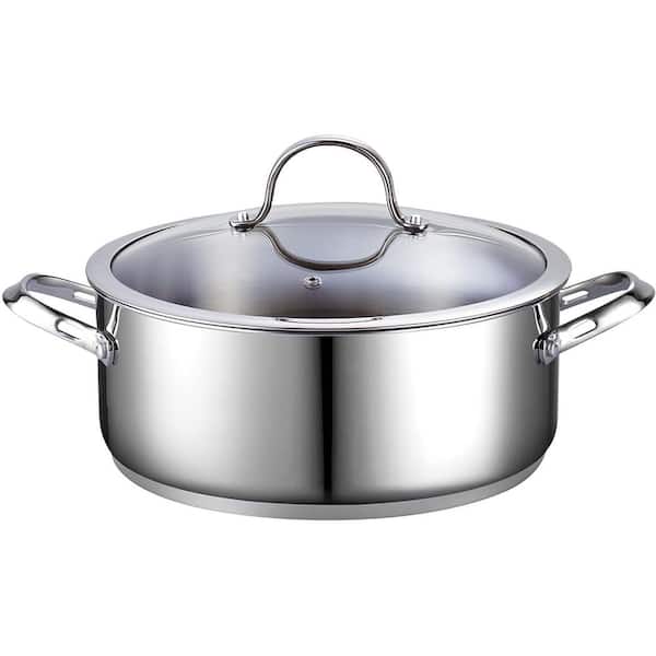 Cooking Pot with Lid, Dutch Oven Pot, Stainless Steel Casserole Pot - China  Cookware and Stainless Steel Cookware price