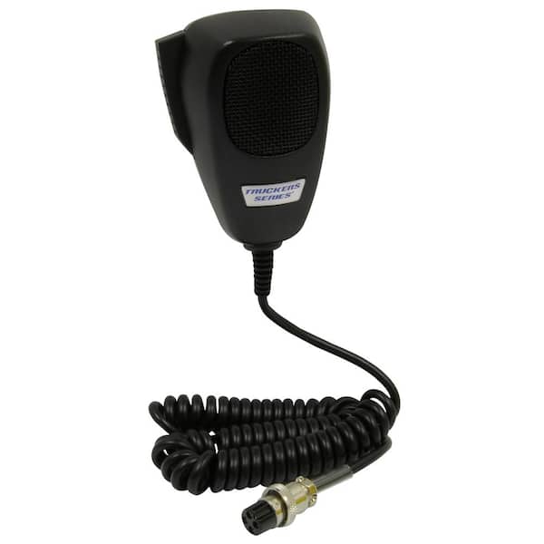 RoadPro 4-Pin Dynamic CB Microphone in Black