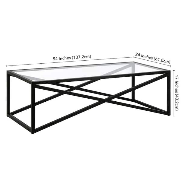 54 inch rectangle coffee table