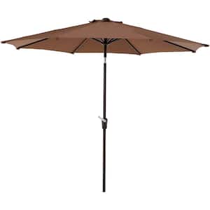 9 ft. Outdoor Market Patio Umbrella in Coffee