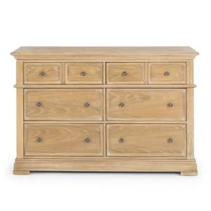 Manor House 36 in. L x 56 in. W x 19 in. H 6-Drawer Natural Dresser