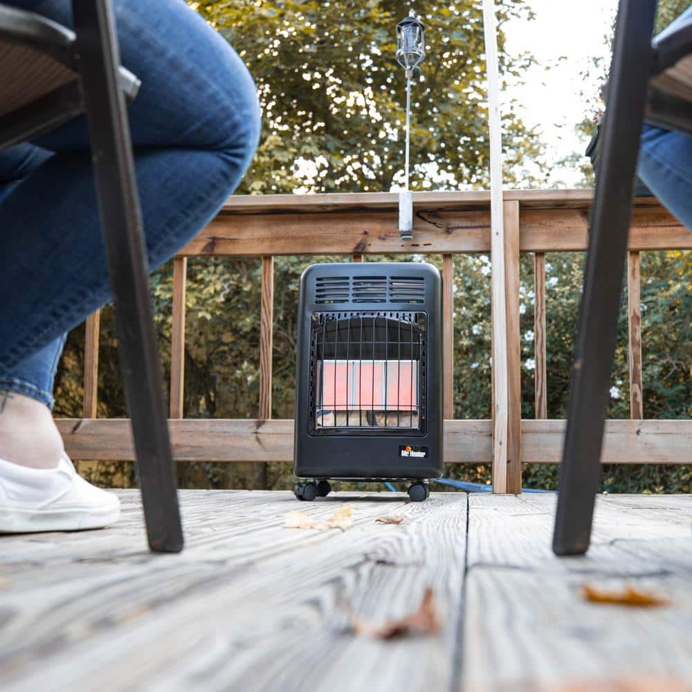Mr. Heater Black Steel Portable Propane Radiant Heater