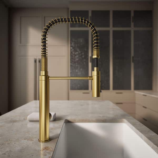 KOHLER Purist Single Handle Standard Kitchen Faucet in Vibrant