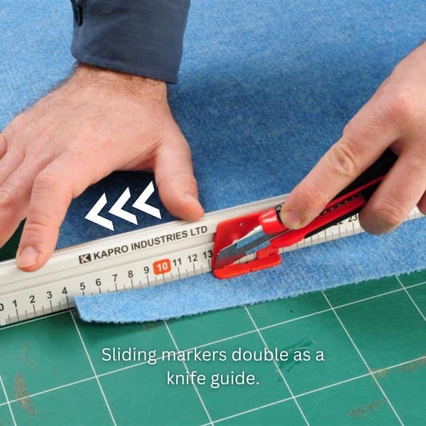 Marked Measurement Rulers - Eighths - 6 rulers