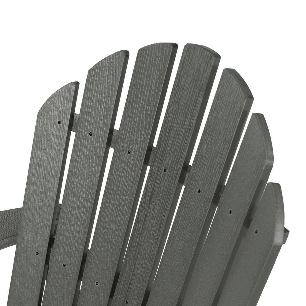 Hamilton Coastal Teak Folding Reclining Adirondack Chairs Set