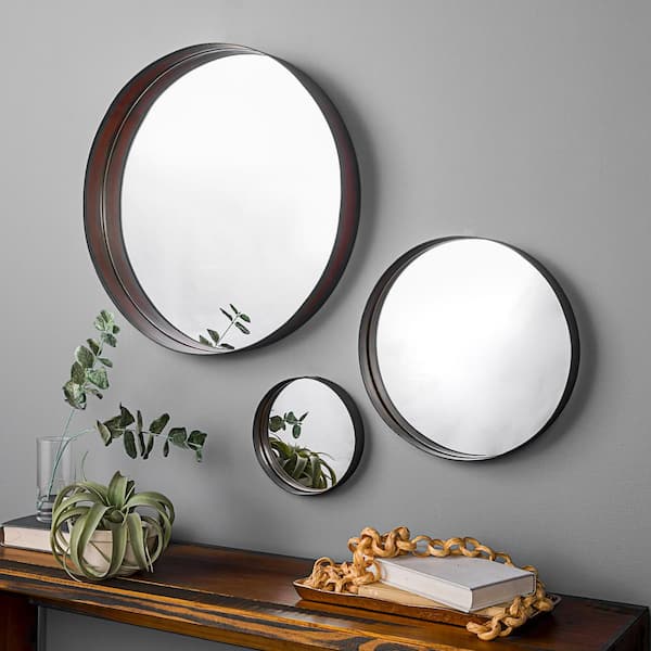 Round Wall Mirror Set Off 50, Circle Wall Mirror Set