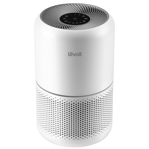 Photo 1 of LEVOIT Air Purifier for Home Allergies Pets Hair in Bedroom, H13 True HEPA Filter, 24db Filtration System Cleaner Odor Eliminators, Ozone Free, Remove 99.97% Dust Smoke Mold Pollen, Core 300, White
