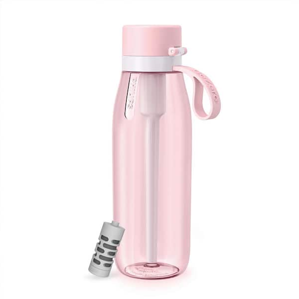 Philips GoZero Everyday Tritan Water Bottle with Filter, 36 oz, Pink