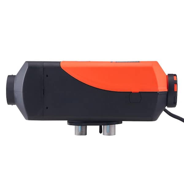 12V 2KW Diesel Air Heater, 6824 BTU Black Disel Utility Convection Diesel Portable Corded Space Heater with Bluetooth