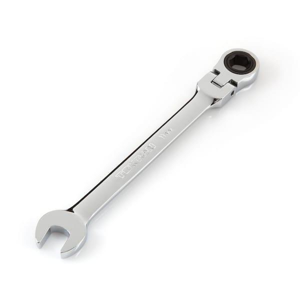 TEKTON 11 mm Flex-Head Ratcheting Combination Wrench
