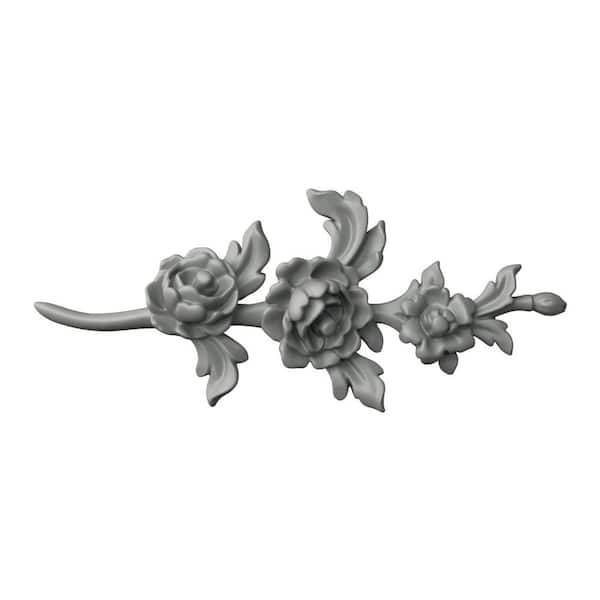 1.13 in. x 3.125 in. x 8.63 in. Polyurethane Applique and Onlay Moulding