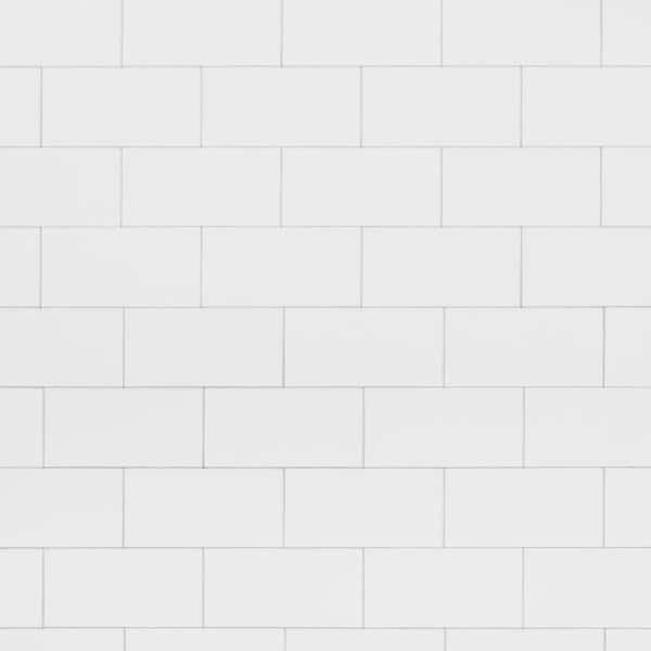Ivy Hill Tile Luxe Core Subway White 12 in. x 12 in. SPC Peel and Stick Tile (1 Sq. Ft. / Sheet)